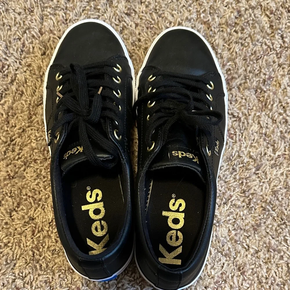 Keds Black Sneakers with White Sole - Picture 5 of 8